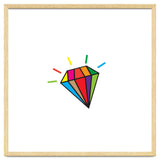 Rainbow colorful diamond thumbnail
