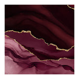 Burgundy & Gold Agate Texture 12 (Print Only) thumbnail