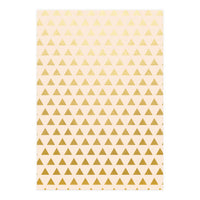 Blush + Gold Triangles #society6 #decor #buyart (Print Only)