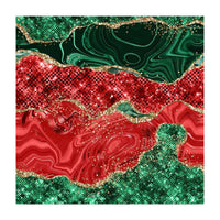 Christmas Glitter Agate Texture 02 (Print Only)