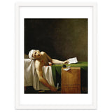 Jean Paul Marat, dead in his bathtub, assassinated by Charlotte Corday in 1793. JACQUES LOUIS DAVID. thumbnail