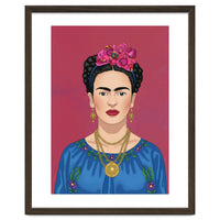 Frida Kahlo Portrait Illustration