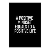 A positive mindset equals to a positive life (Print Only) thumbnail