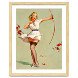 Pinup Sexy Girl Playing A Cupid thumbnail