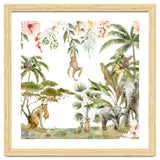 Watercolor Wild Animals Jungle thumbnail