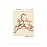 Girl With A Candle – Jean Baptiste Santerre (Print Only) thumbnail