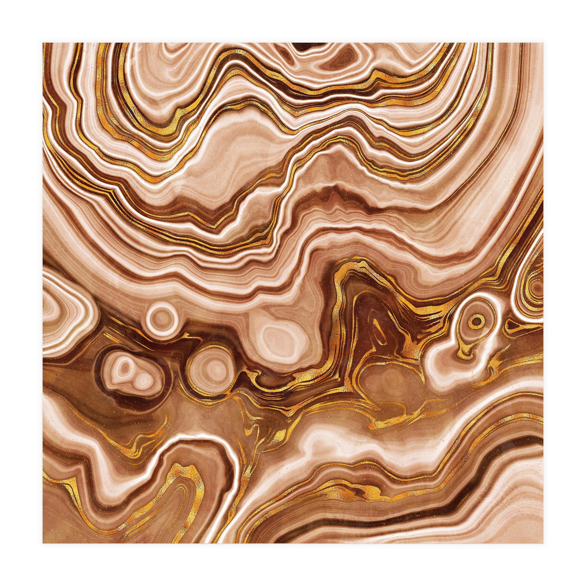 Golden Agate Texture 09 (Print Only)