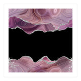 Mauve & Silver Agate Texture 03  (Print Only) thumbnail
