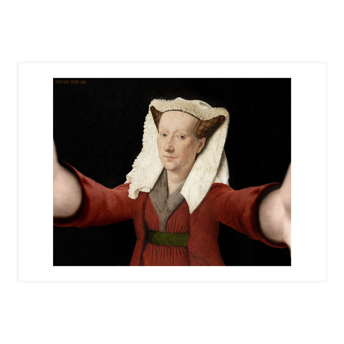 Margaret van Eyck - Jan van Eyck - Selfie (Print Only)