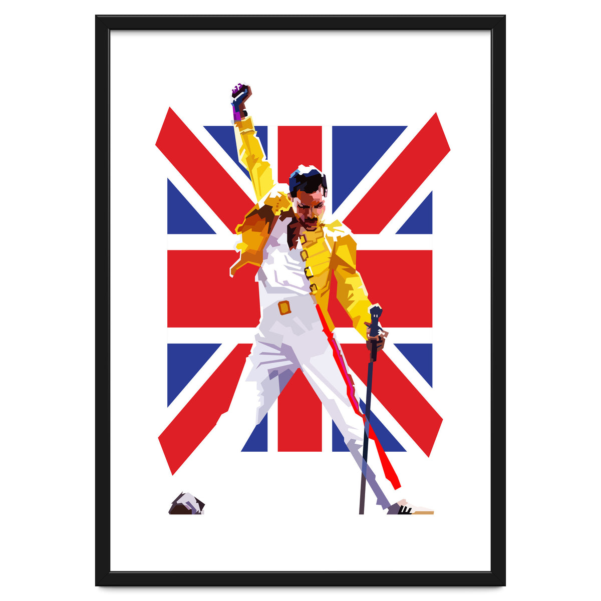 Pop Art Freddie Mercury Icon Rock Music