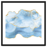 Blue & Gold Glitter Agate Texture 05 thumbnail