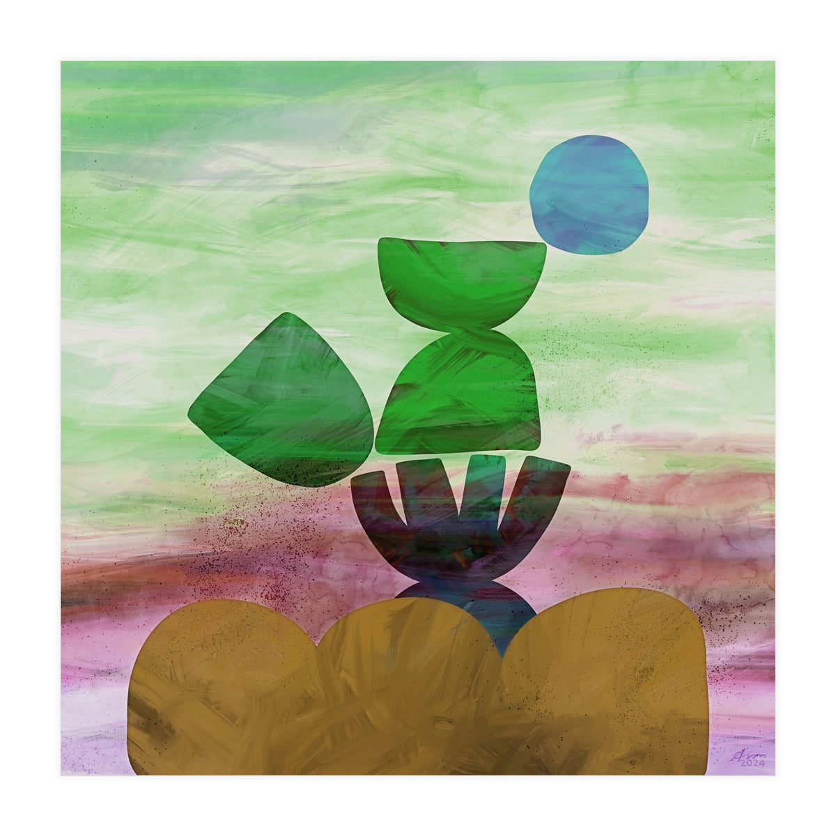 Balance (green) (Print Only)