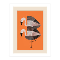 Tangerine Flamingos (Print Only)