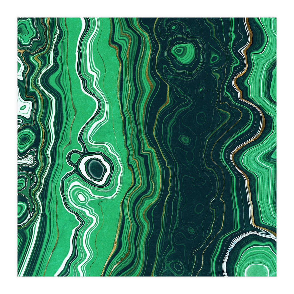 Malachite Texture 07 (Print Only)