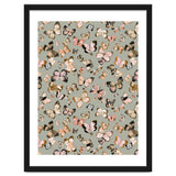 Flying Butterflies Gold Beige thumbnail