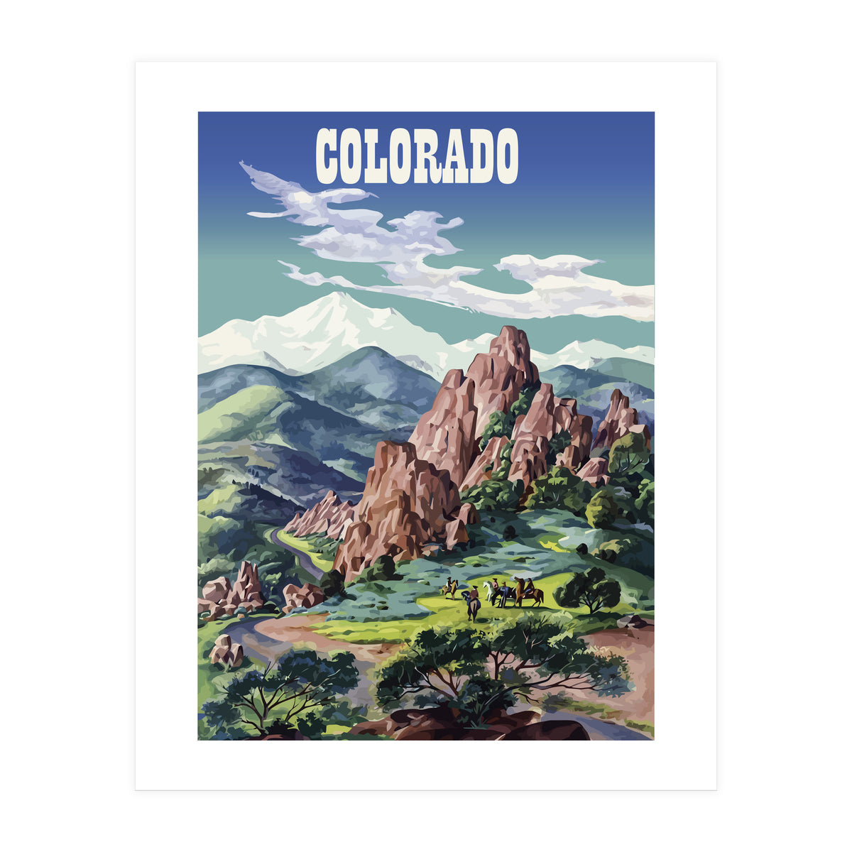 Colorado Mountain (Print Only)