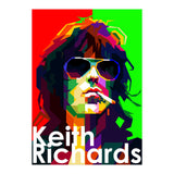 Keith Richards Pop Art WPAP (Print Only) thumbnail
