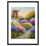 Serene Summer Garden Path Oil Painting thumbnail