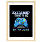 Exercise I Thought You Said Extra Lives – Gamer Humor Gift for Video Game Lovers thumbnail
