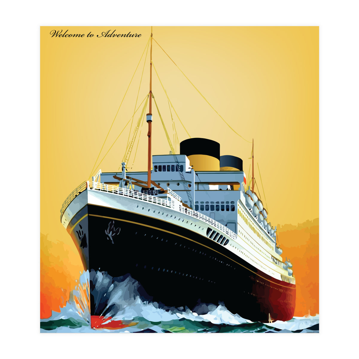 Oversea Steamship Liner (Print Only)