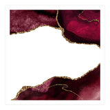Burgundy & Gold Agate Texture 29  (Print Only) thumbnail
