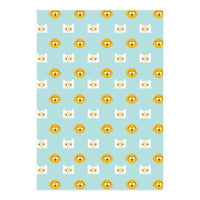 Minimalist Finn And Jake Seamless Cartoon Pattern (Print Only)
