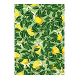 Lemonade Garden, Green Fresh Lemon Botanical Illustration, Vibrant Summer Tropical Fruit Nature (Print Only) thumbnail