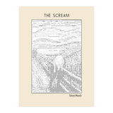 The Scream – Edvard Munch (ascii art)  (Print Only) thumbnail
