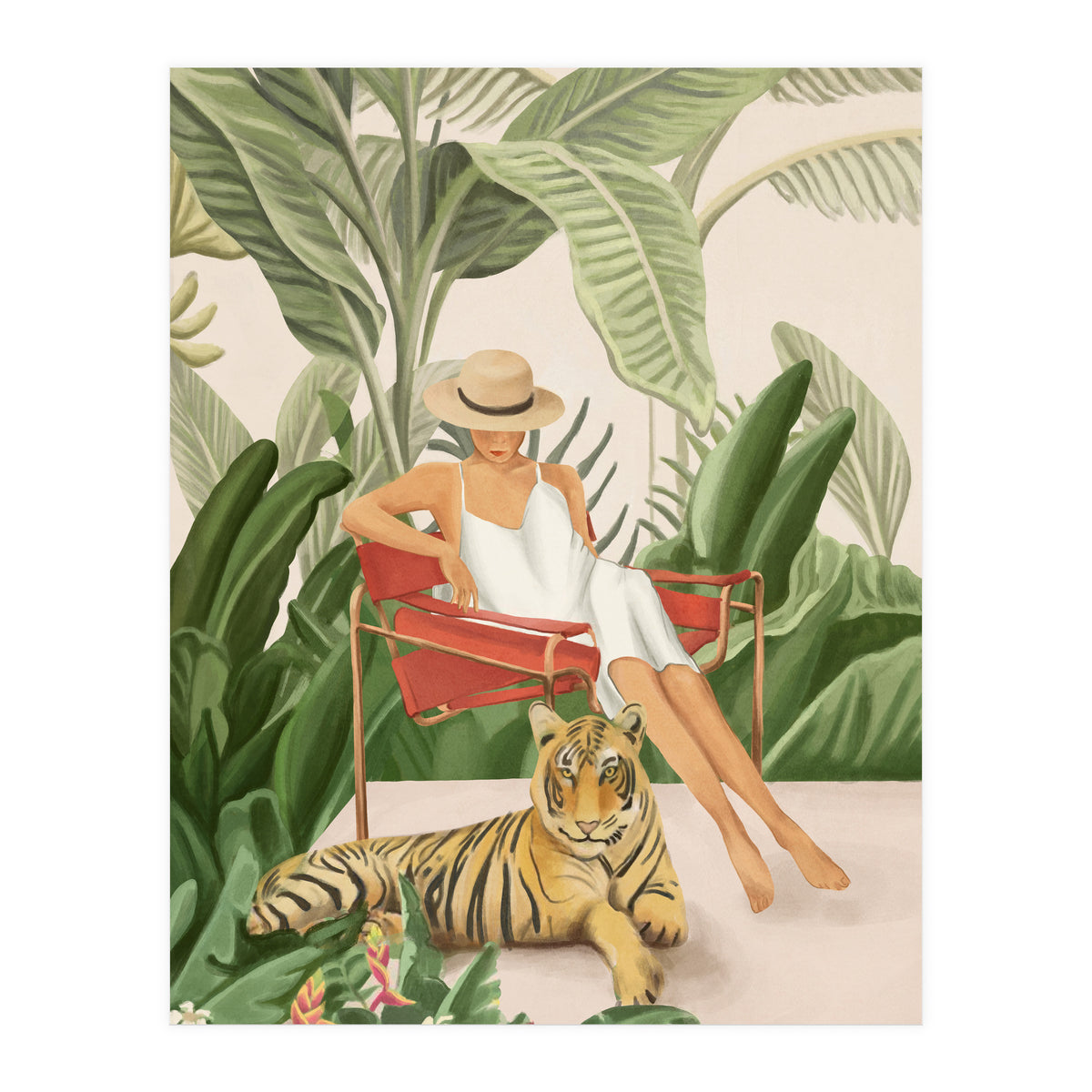 The Lady And The Tiger II (Print Only)