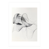 Abstract Black And White Flowing Lines Art (Print Only) thumbnail