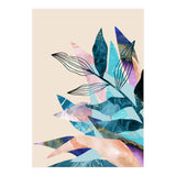 Marble Fantasy, Luxe Abstract Texture Botanical Concept, Eclectic Graphic Design Bohemian Contemporary (Print Only) thumbnail