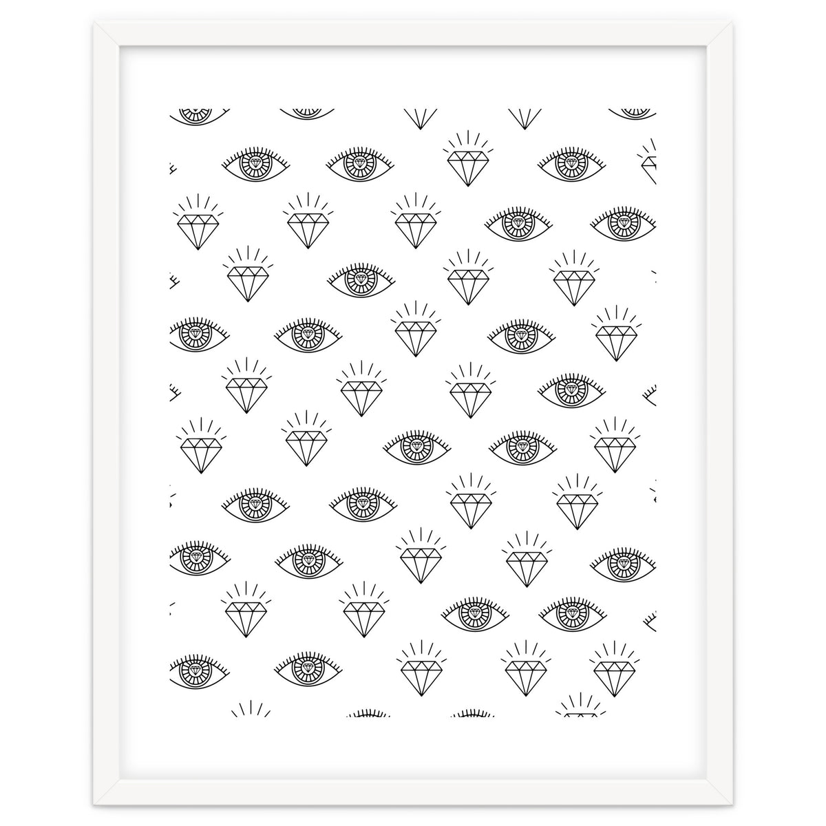 Diamond Eyes #society6 #decor #buyart