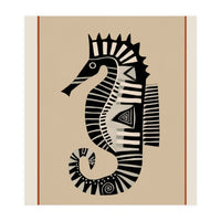 Striped Seahorse II (Print Only)