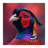 Close Up Pheasant Bird Head Detailed Feathers (Print Only) thumbnail