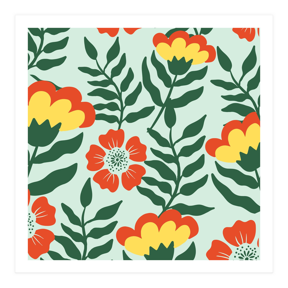 Every flower blooms in it's own time 🌸 (Print Only)