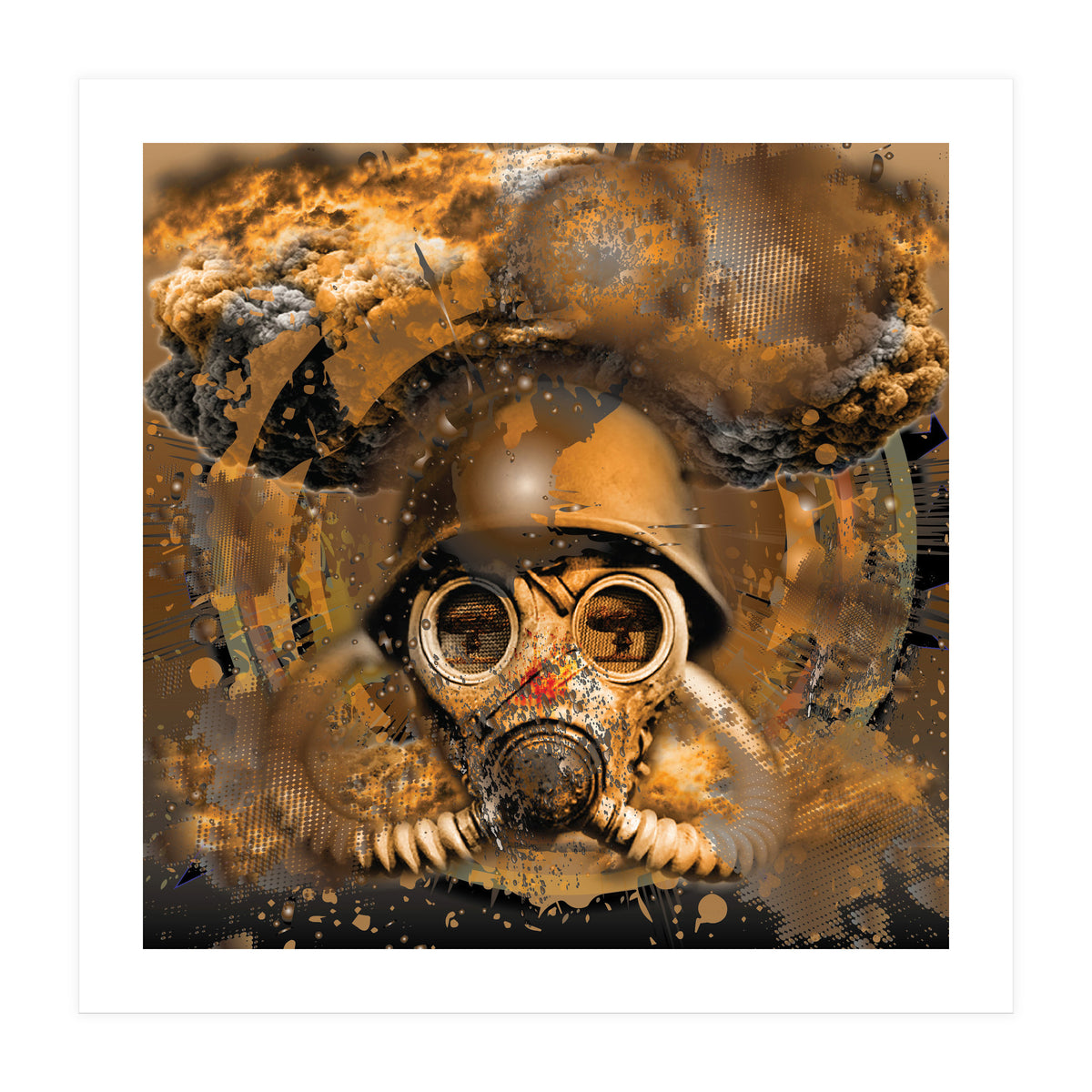 Atomic Bomb Gas Mask (Print Only)