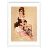 Sexy Pinup Brunette Modelling thumbnail