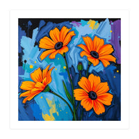 Orange Flowers (Print Only)