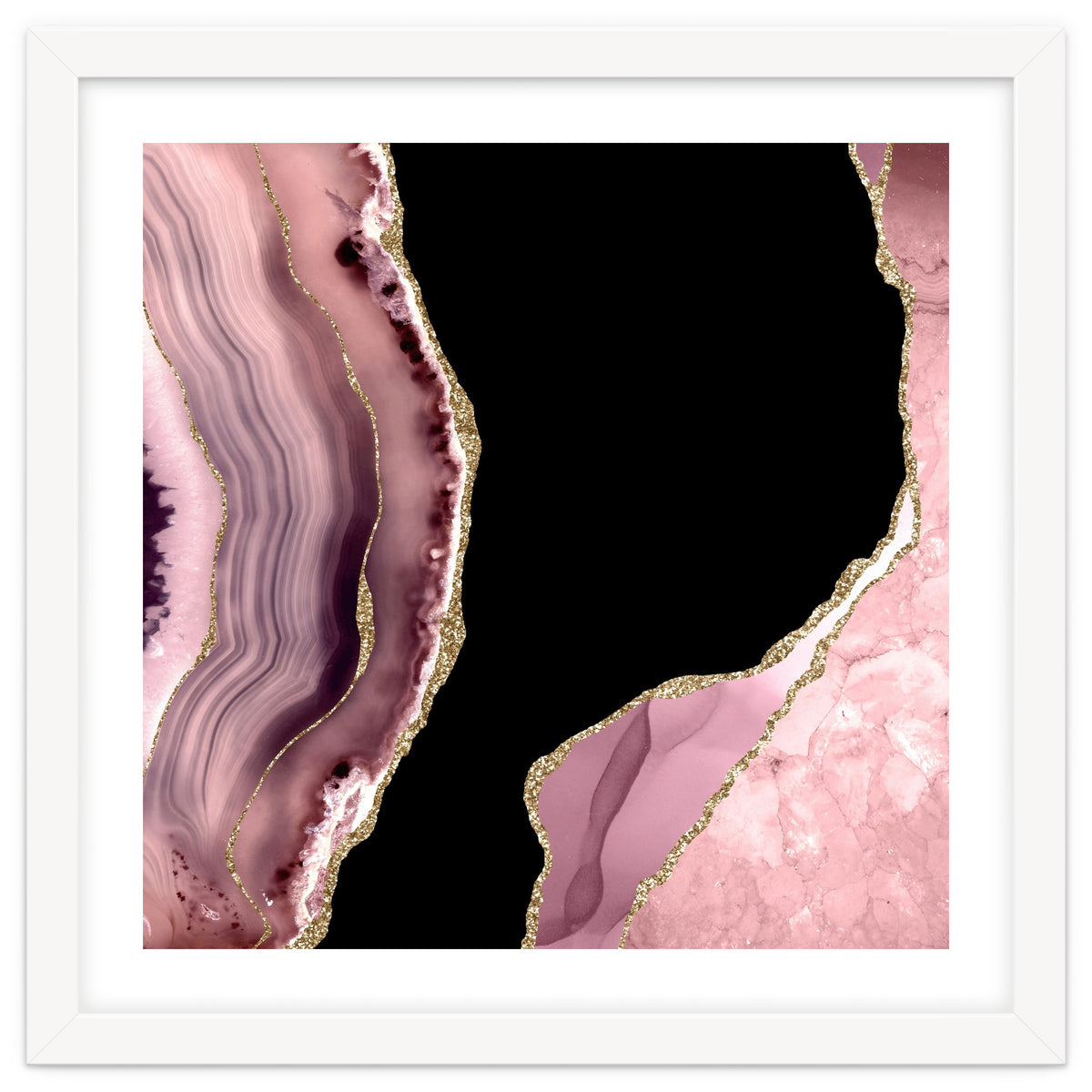 Blush & Gold Agate Texture 01