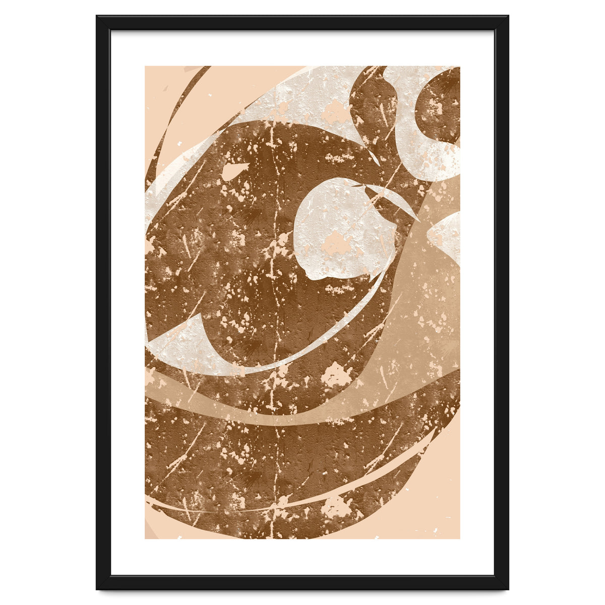 Brown Abstract Clash