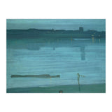 Nocturne, Blue and Silver: Chelsea, 1871 Canvas, 50,2 x 60,8 cm. (Print Only) thumbnail