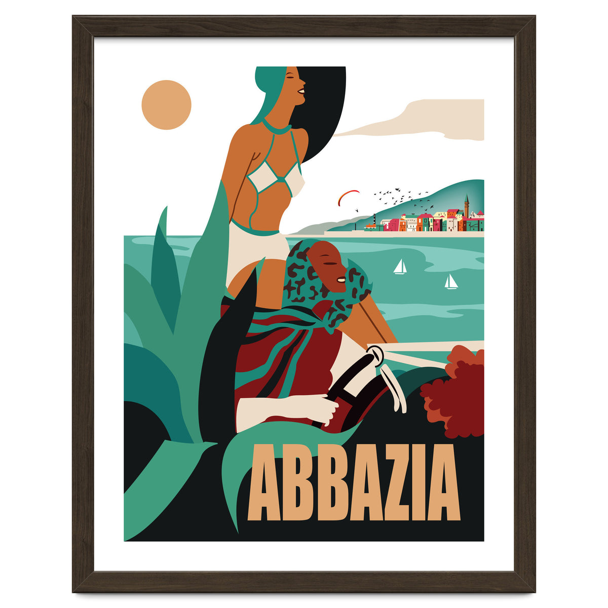 Abbazia, Two Ladies on a Drive