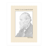 Portrait Of An Old Man With Beard – Ascii Art (vincent Van Gogh) (Print Only) thumbnail