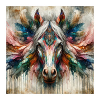 Ornate Horse Portrait (Print Only)