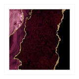 Burgundy & Gold Agate Texture 15  (Print Only) thumbnail