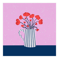 Poppies – pink and blue (Print Only)