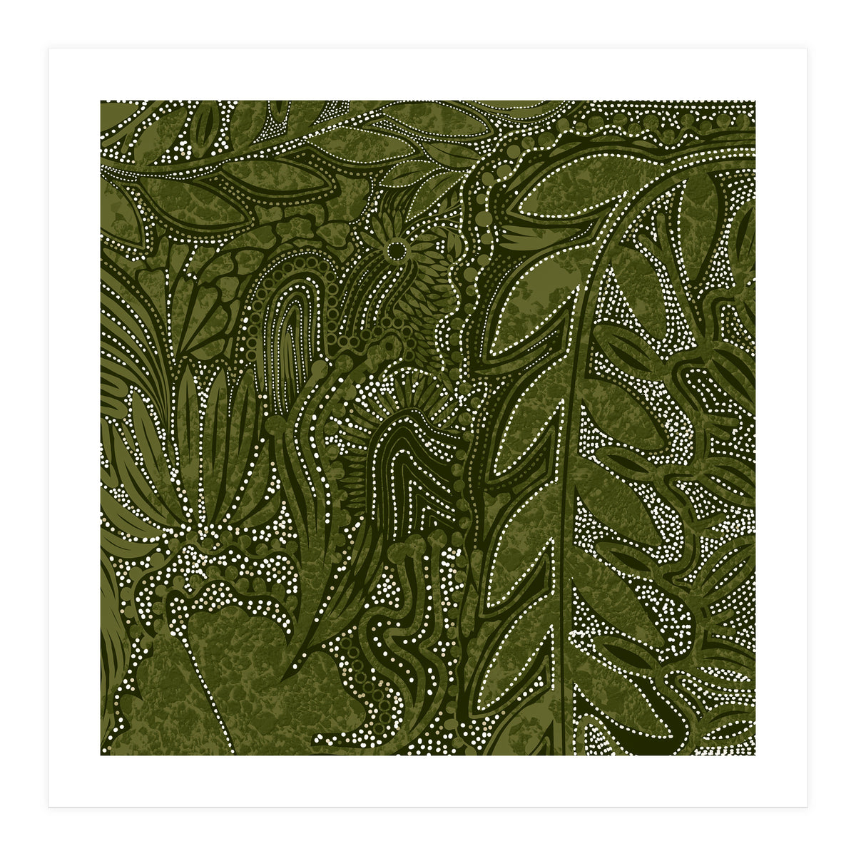 Forest Dense Foliage (Print Only)