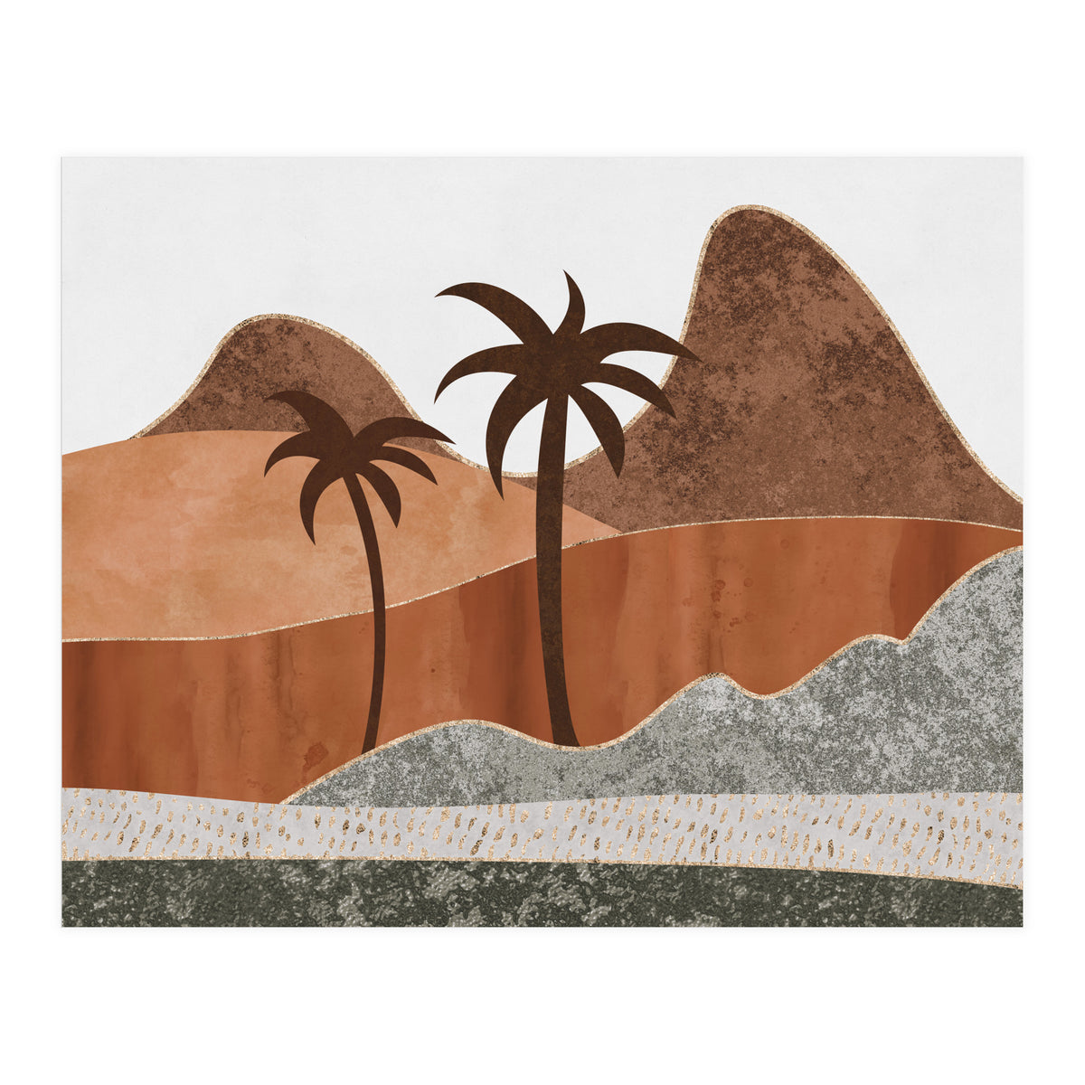 Abstract Landscape Desert Dream (Print Only)