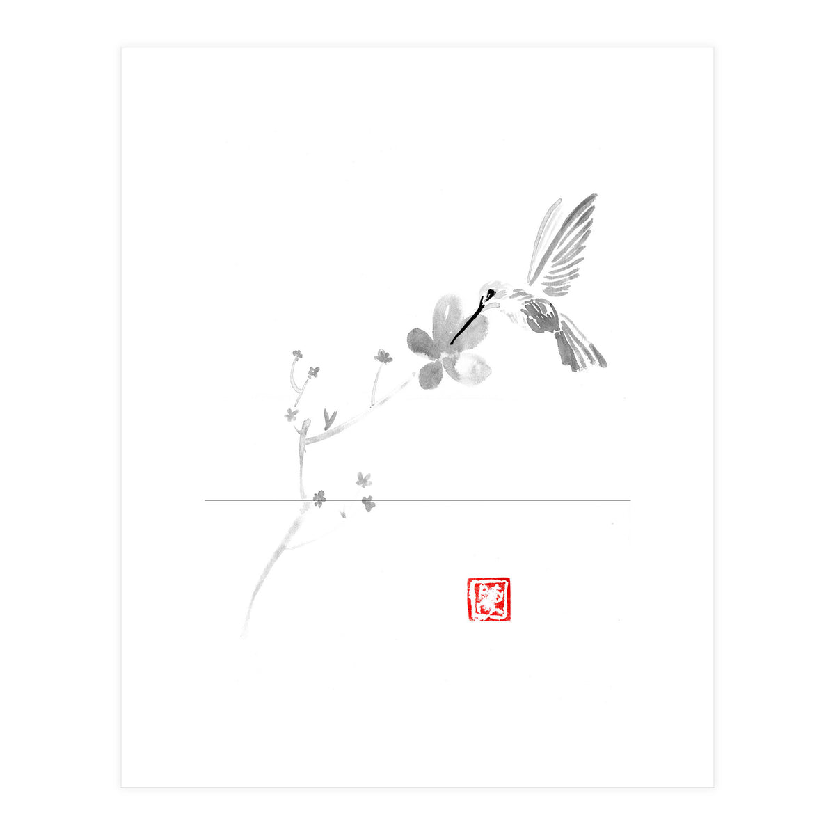 Salura And Bird (Print Only)