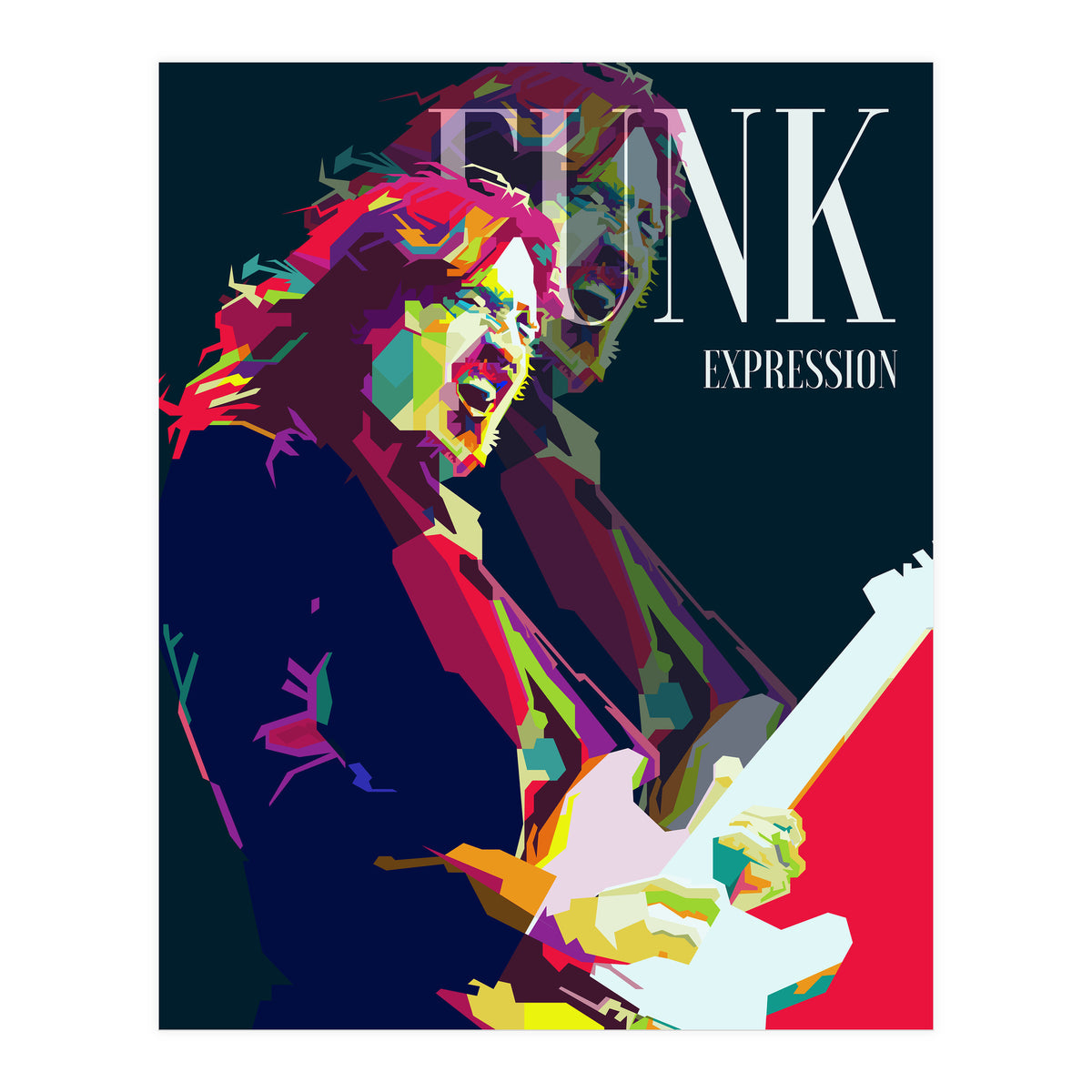 John Frusciante Funk Metal Guitarist WPAP (Print Only)